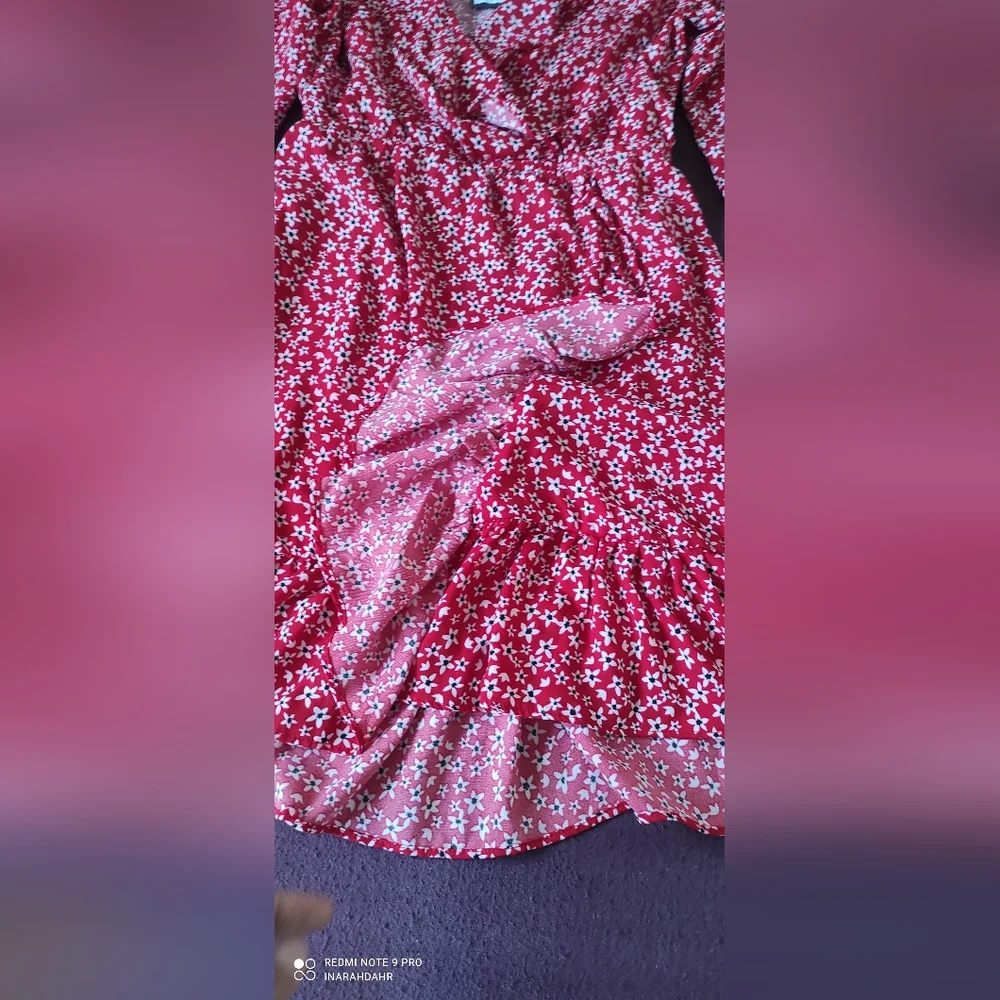 Wrap Ruffle Dress - Picture 3 of 5